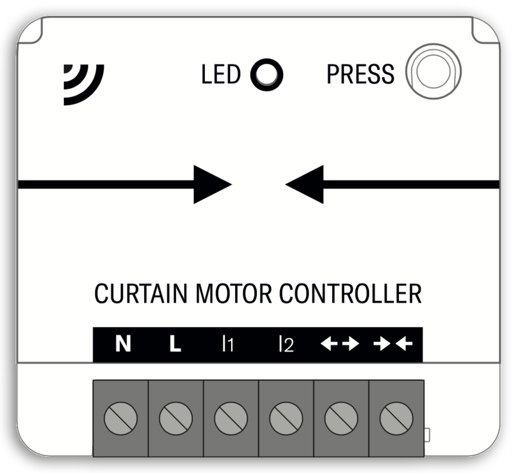 Curtain motor controller